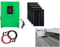 Zestaw solarny fotowoltaiczny do grzania wody 2,5KW z mocowaniem