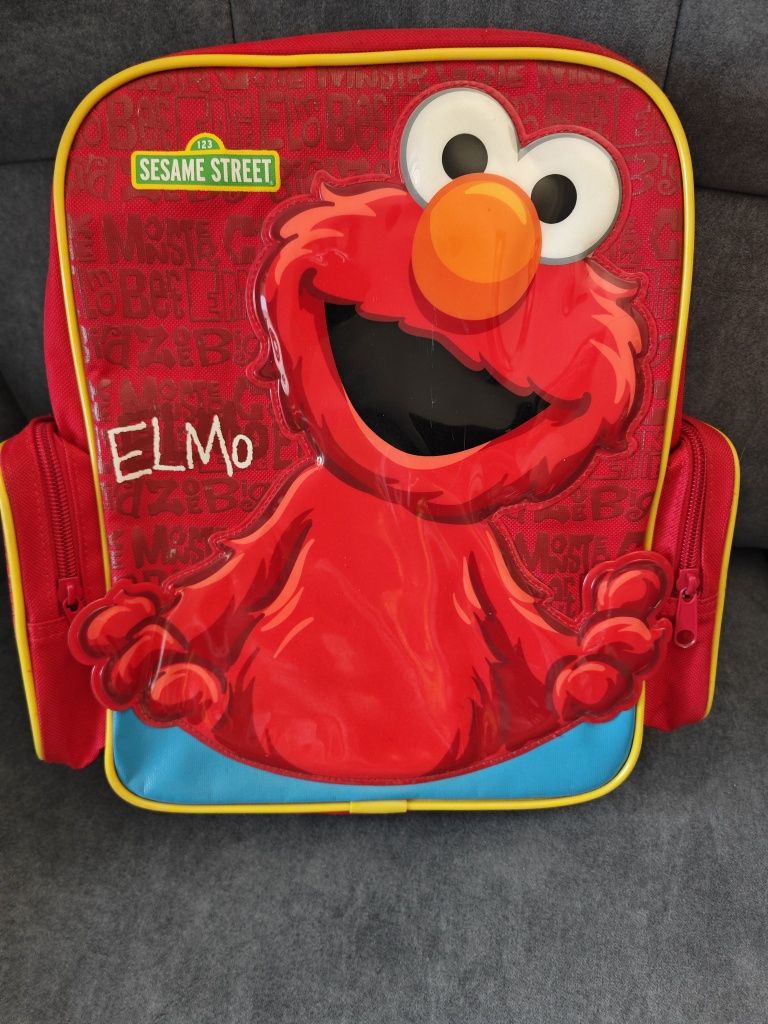 Plecak ELMO dla malucha :)  czerwony,