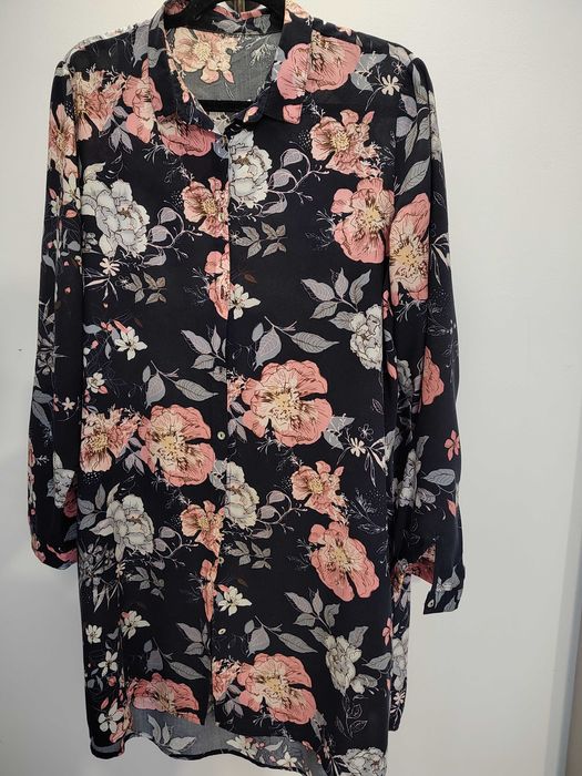 Letnia lekka sukienka koszulowa