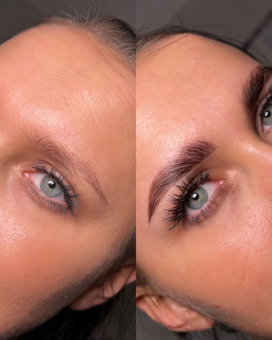 Stylizacja brwi Regulacja Henna pudrowa farbka laminacja brwi