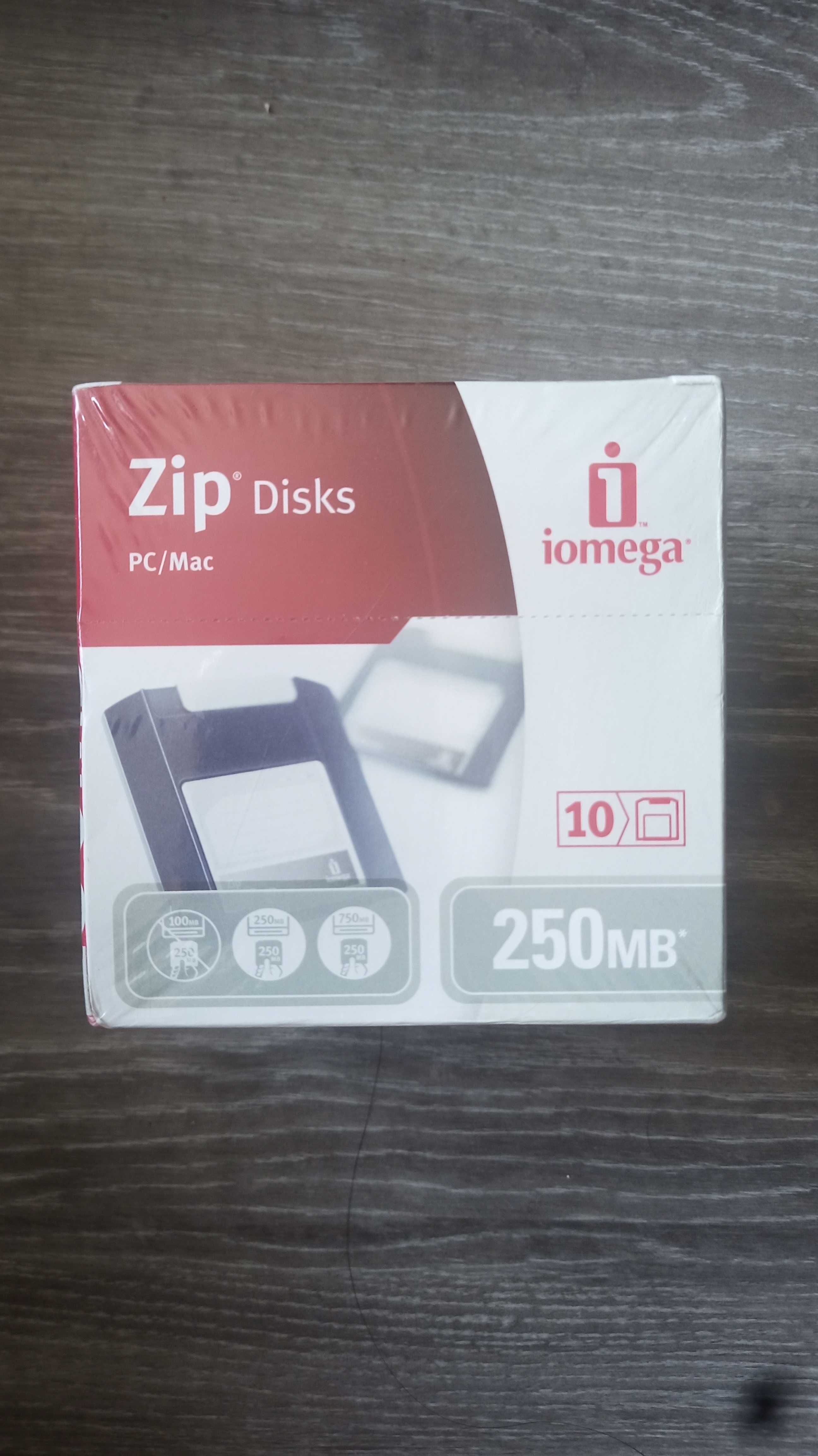 Zip 250Mb IOMEGA _ Caixa 10