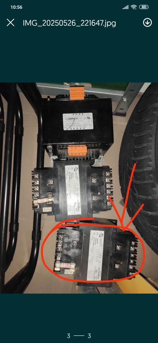 Transformator sterujący