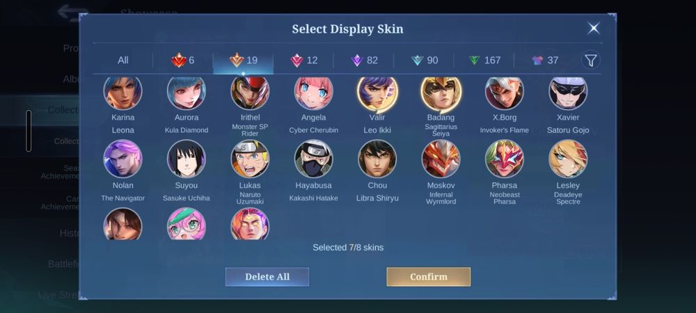 Продам акк Mobile legends
