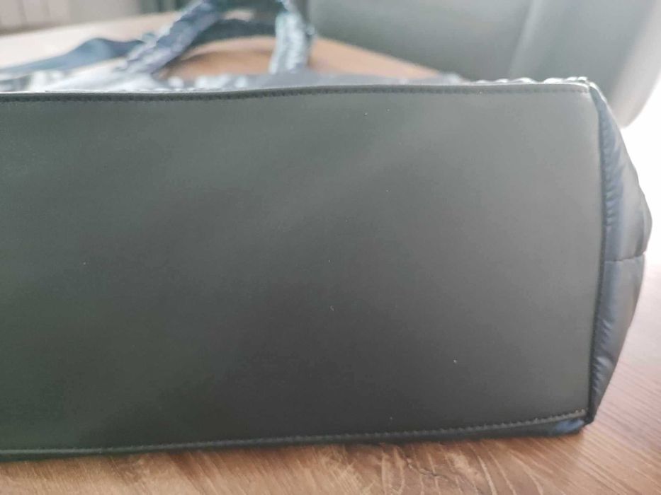 Torba shopperka puchówka granatowa NOWA