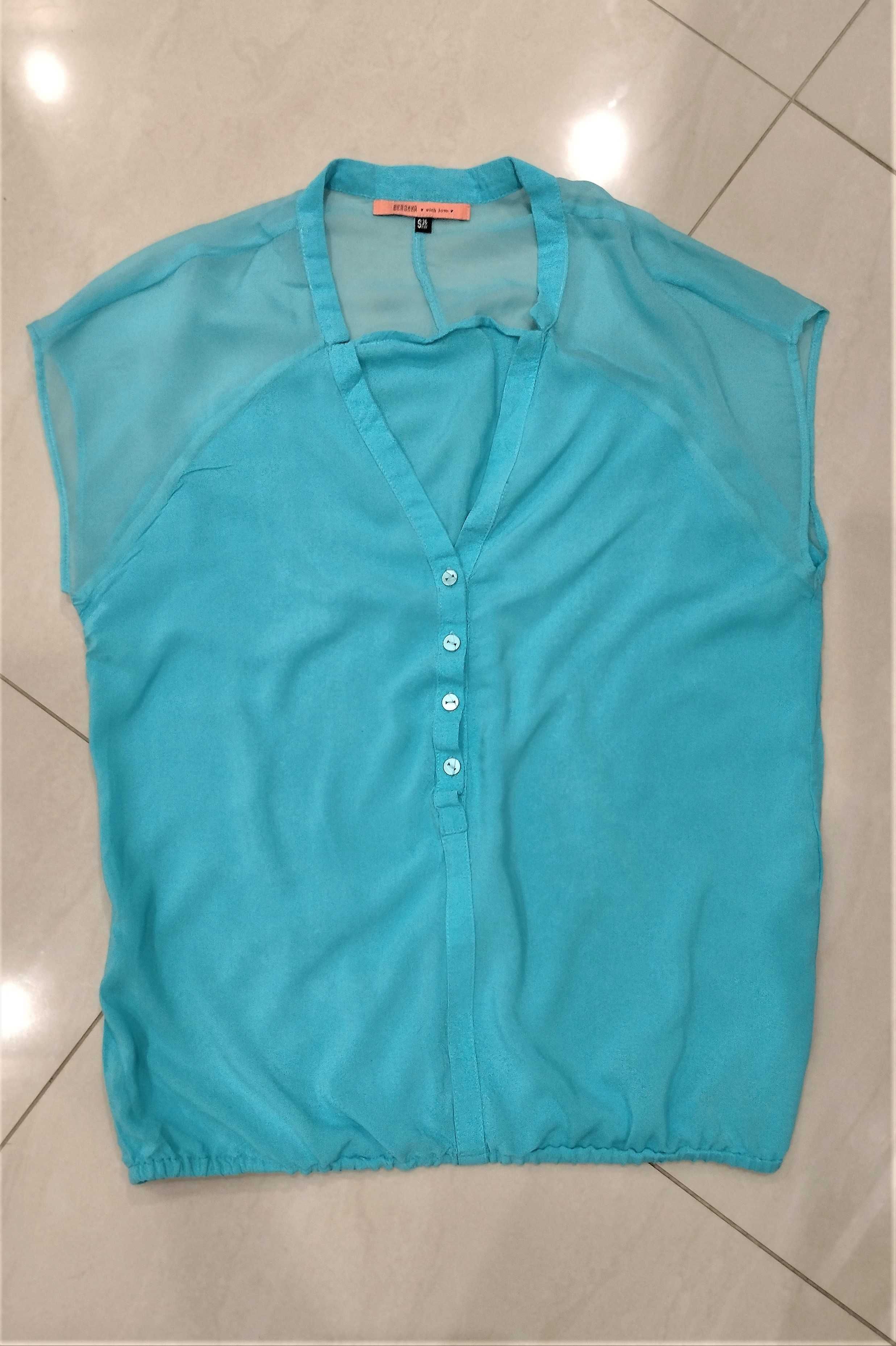 Bluzka koszulka z krótkim rękawem Bershka 36 S
