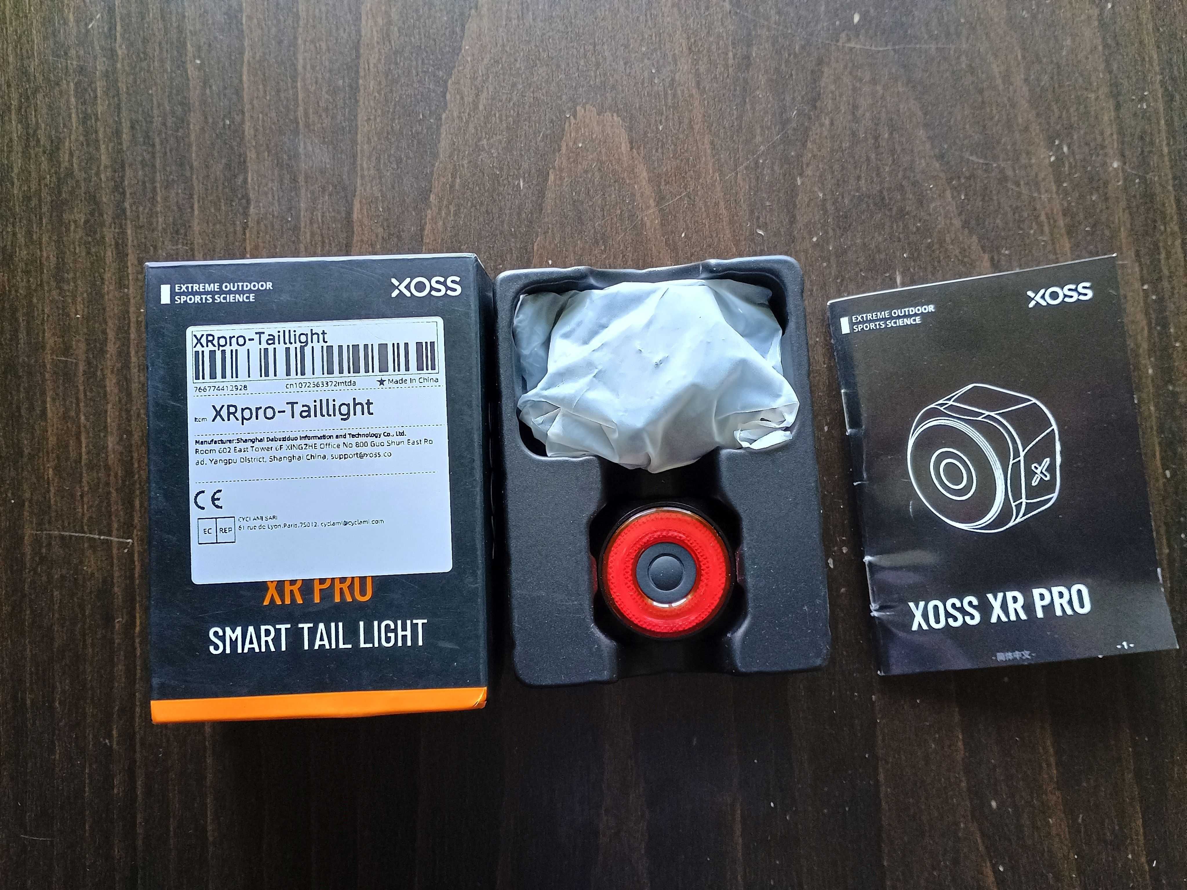lampka rowerowa tył XOSS XRpro