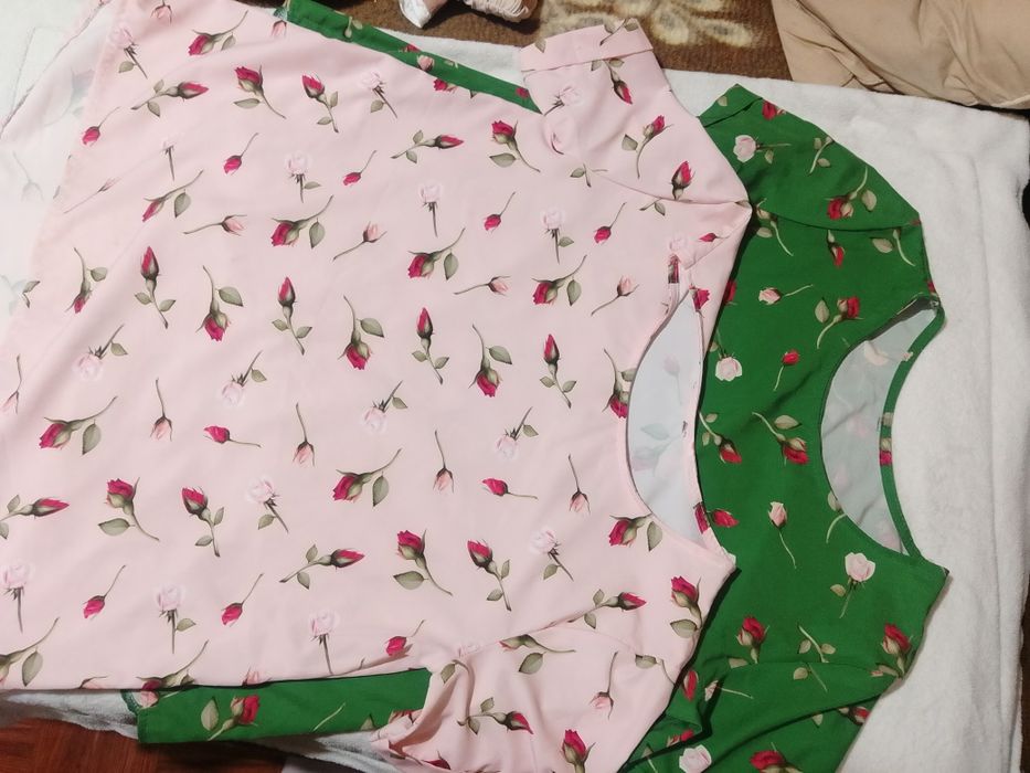 Blusas verde ou rosa XL