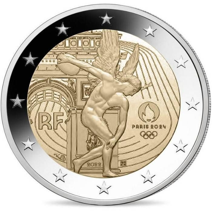 Coincards Moedas França - Jogos Olímpicos Paris  2024