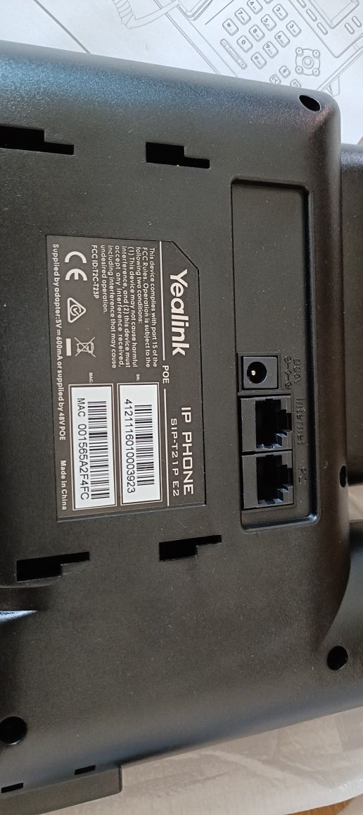 Telefon stacjonarny Yealink SIP-T21P E2 Nowy ,okazja