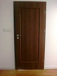 Drzwi porta z lustrem, dąb hawana , 80 cm ,Wrocław , Ołtaszyn