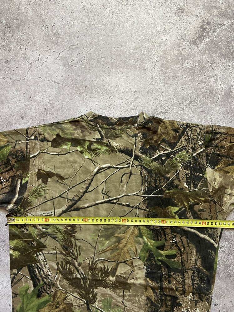 Чоловіча футбоока RealTree SK8 оверсайз камуфляж в