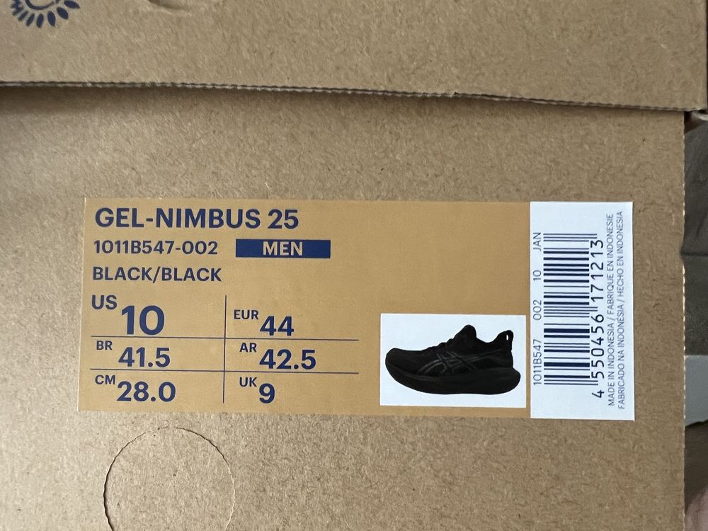 Asics Gel Nimbus 25, кросівки, бігове взуття