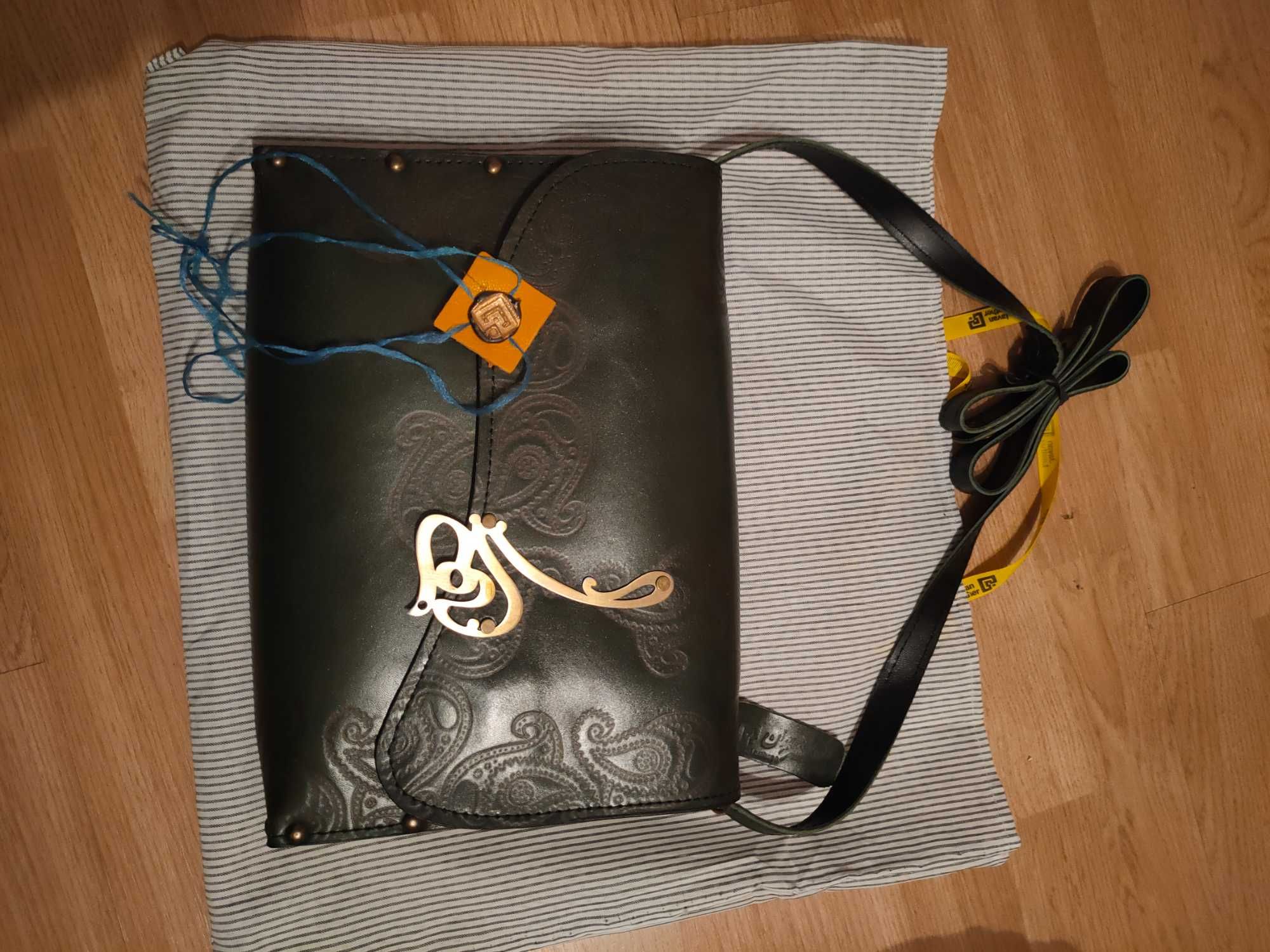 Nowa ręcznie robiona torebka skórzana damska javan leather