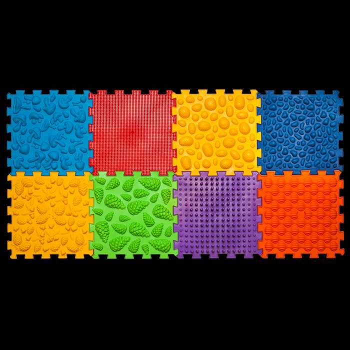 Ортопедичні масажні килимки "Пазли Мікс" Килим масажний для дітей