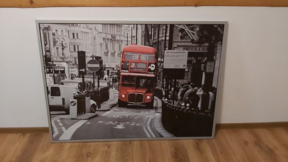 Duży Obraz IKEA Czerwony Autobus Londyn 140cm x 100cm