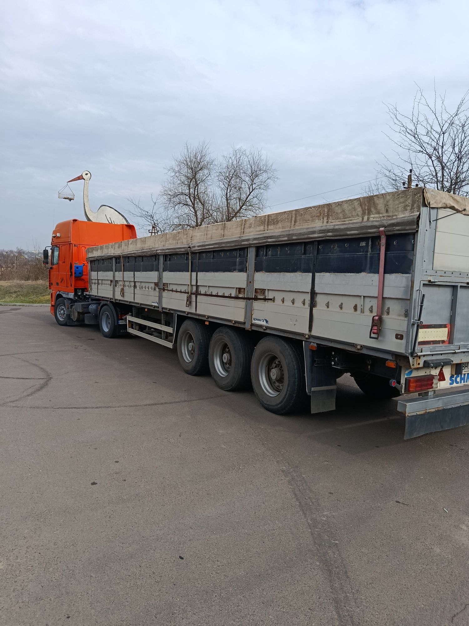 Даф430 е2 простая топливная.