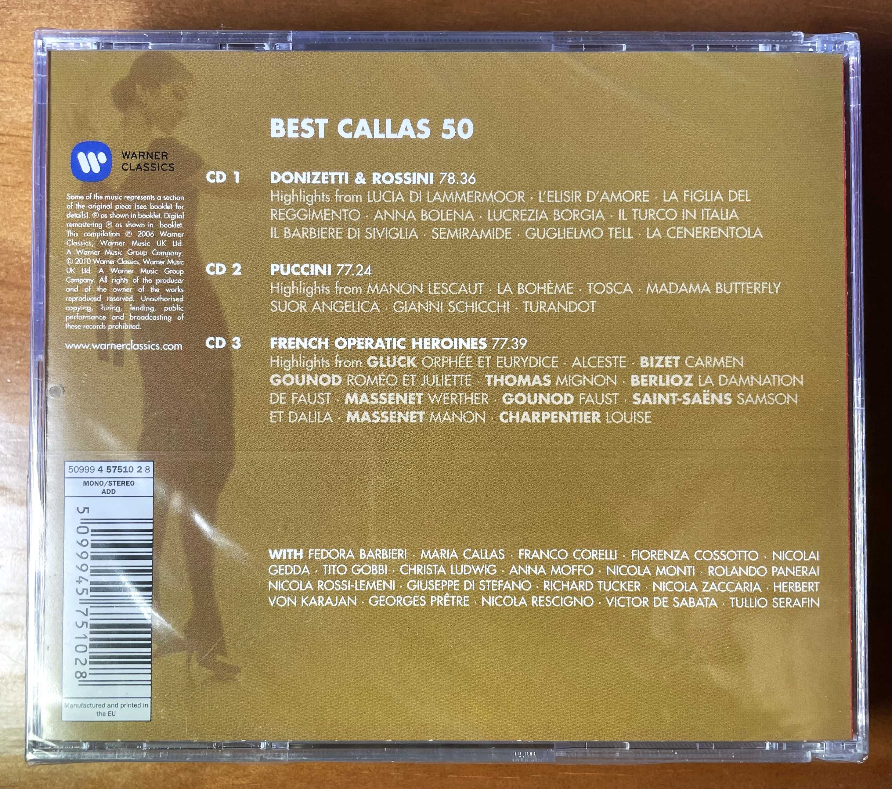 50 Best Callas - 3 CD's