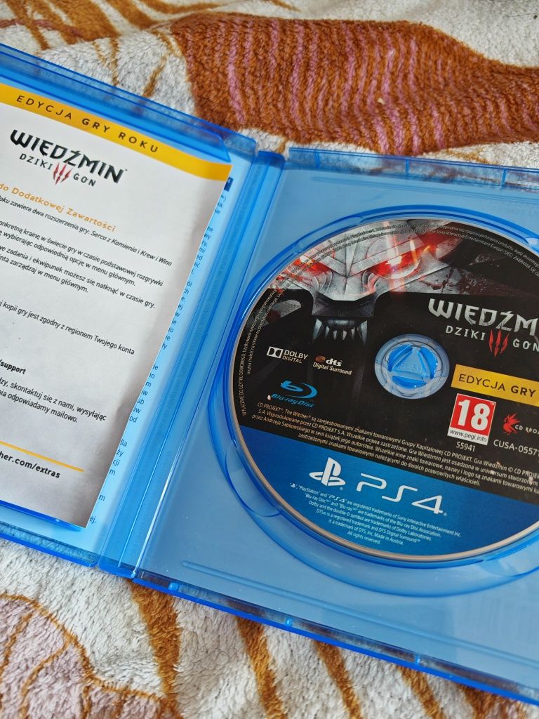 Wiedźmin 3 edycja gry roku ps4 PlayStation 4