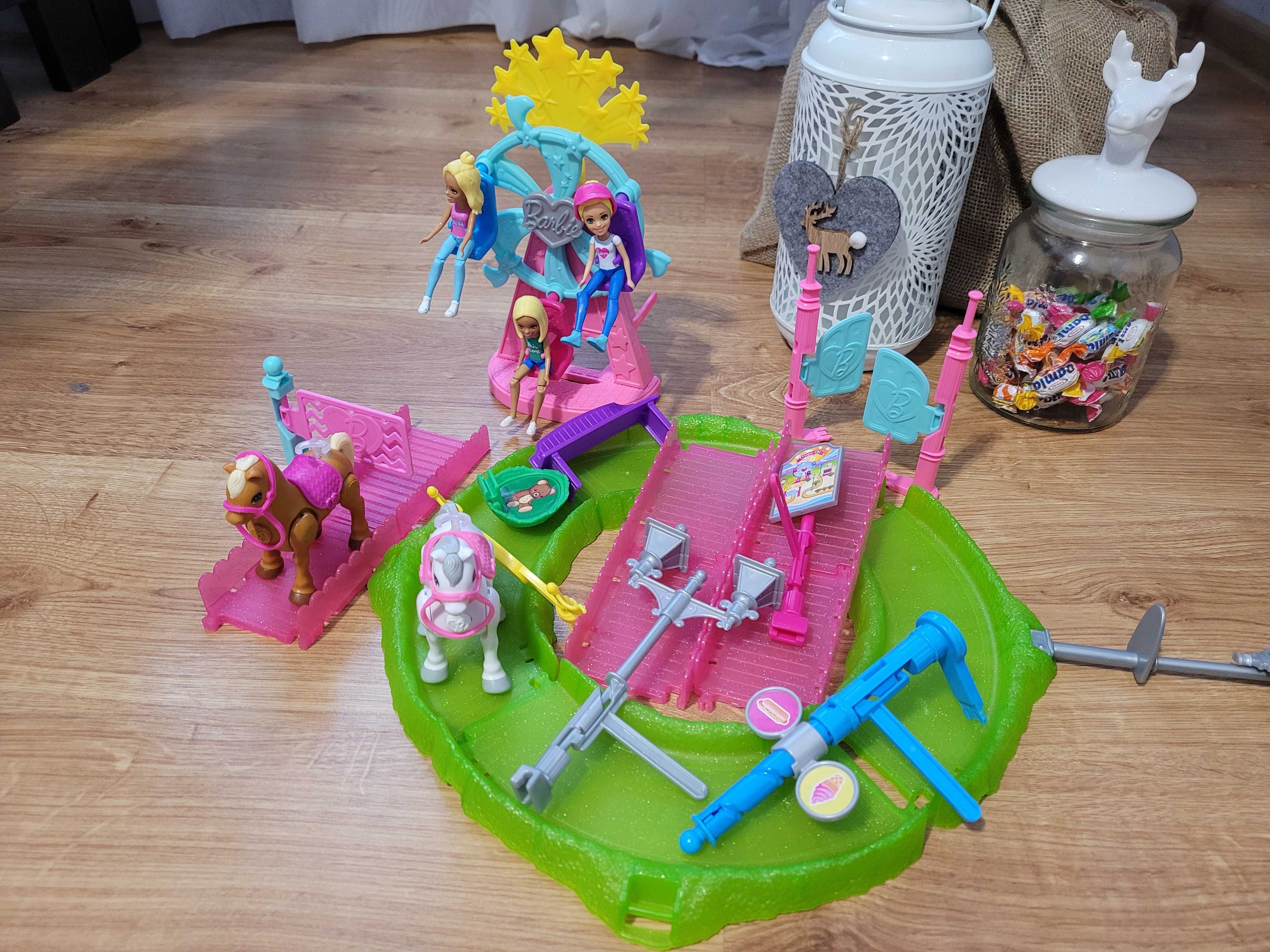 Barbie On The Go Wesołe miasteczko zestaw Mattel prezent święta
