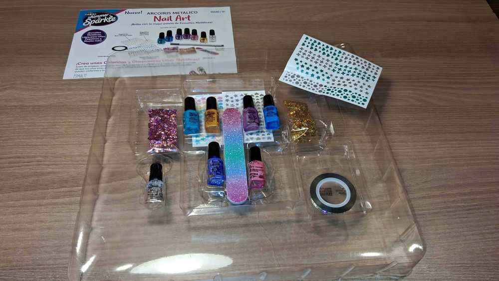 Zestaw do zdobienia paznokci Cra-Z-Art Shimmer 'n Sparkle Metallic