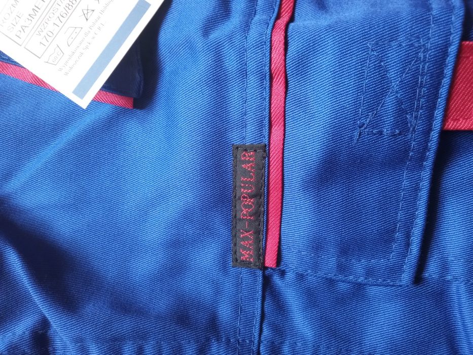 Komplet ogrodniczki + bluza ochronna nowa marki Max Popular r. 50