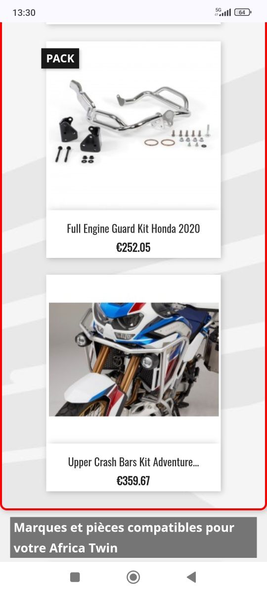 África twin 1100 Adventure Akrapovic