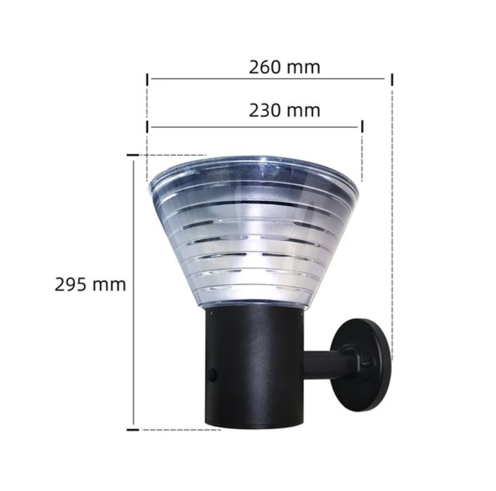 Lampa kinkiet solarna ogrodowa VÖGLER ,sensor zmierzchu