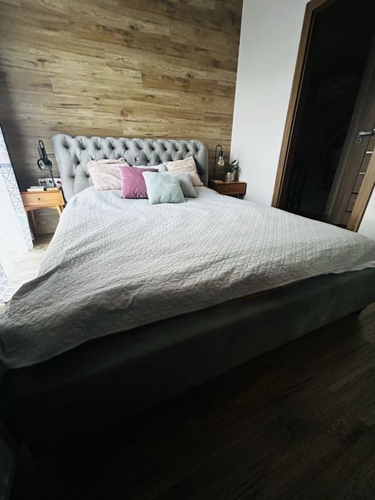 Łóżko tapicerowane do sypialni