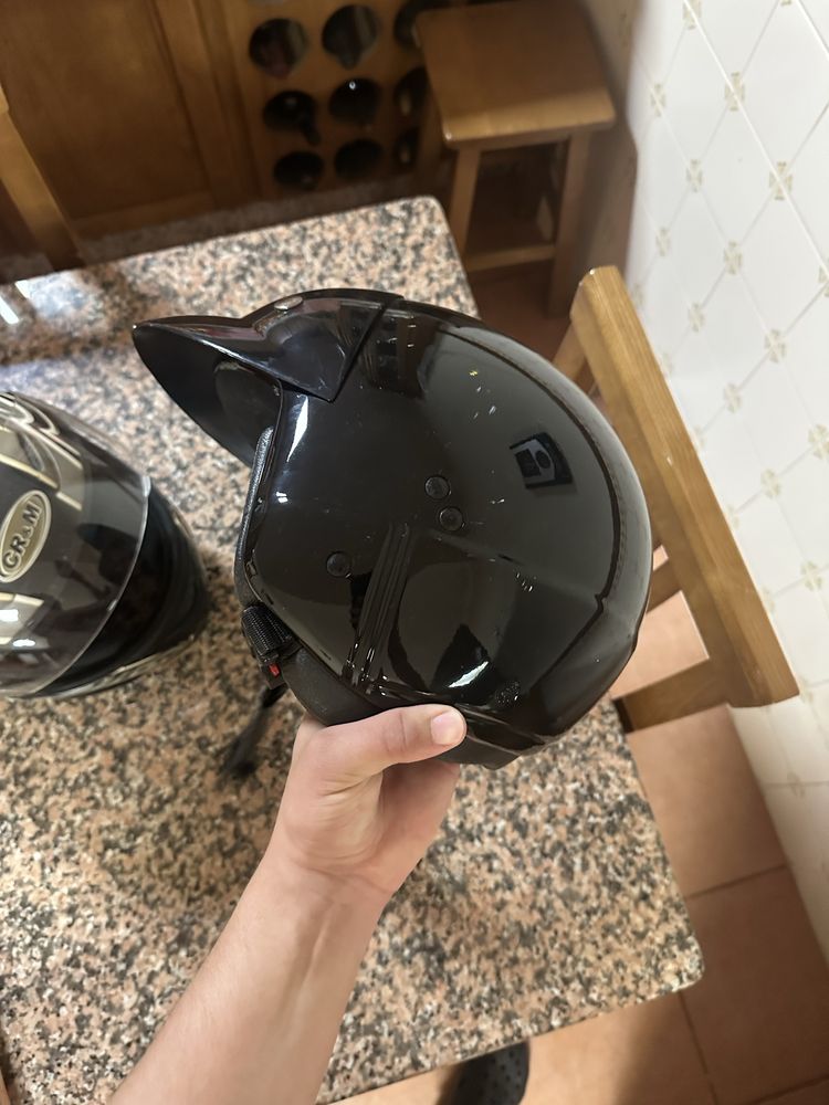 Capacete de mota