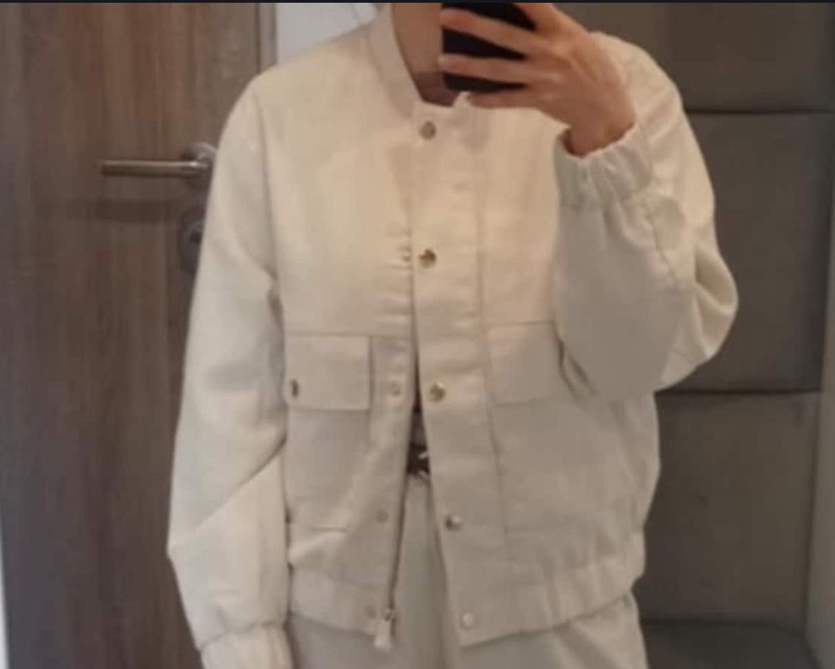 Продаю лляний бомбер 350 грн