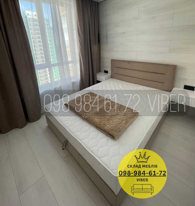 АКЦИЯ! Кровать 160х200 с МАТРАСОМ и механизмом в комплекте. Ліжко