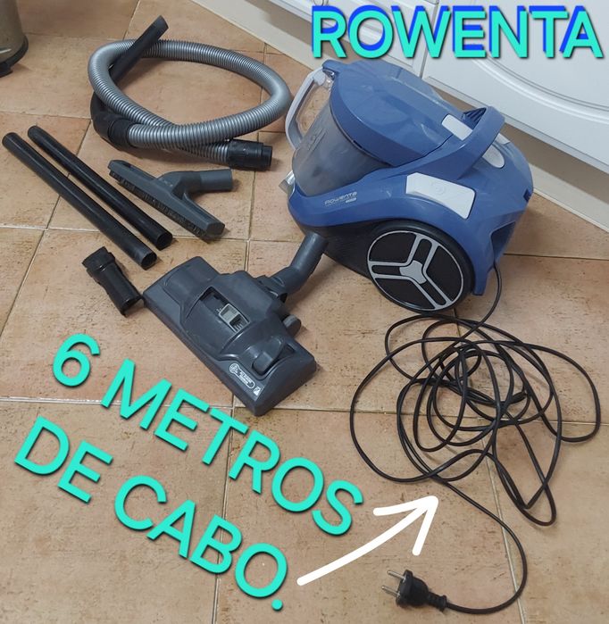 ASPIRADOR BOM DA ROWENTA SEM SACO.Casa,Quarto,Sala,Limpezas.Carro.