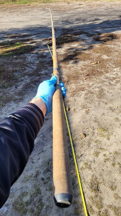 Tanie wędkarstwo - Stara wędka bambusowa POLSPING 2/8