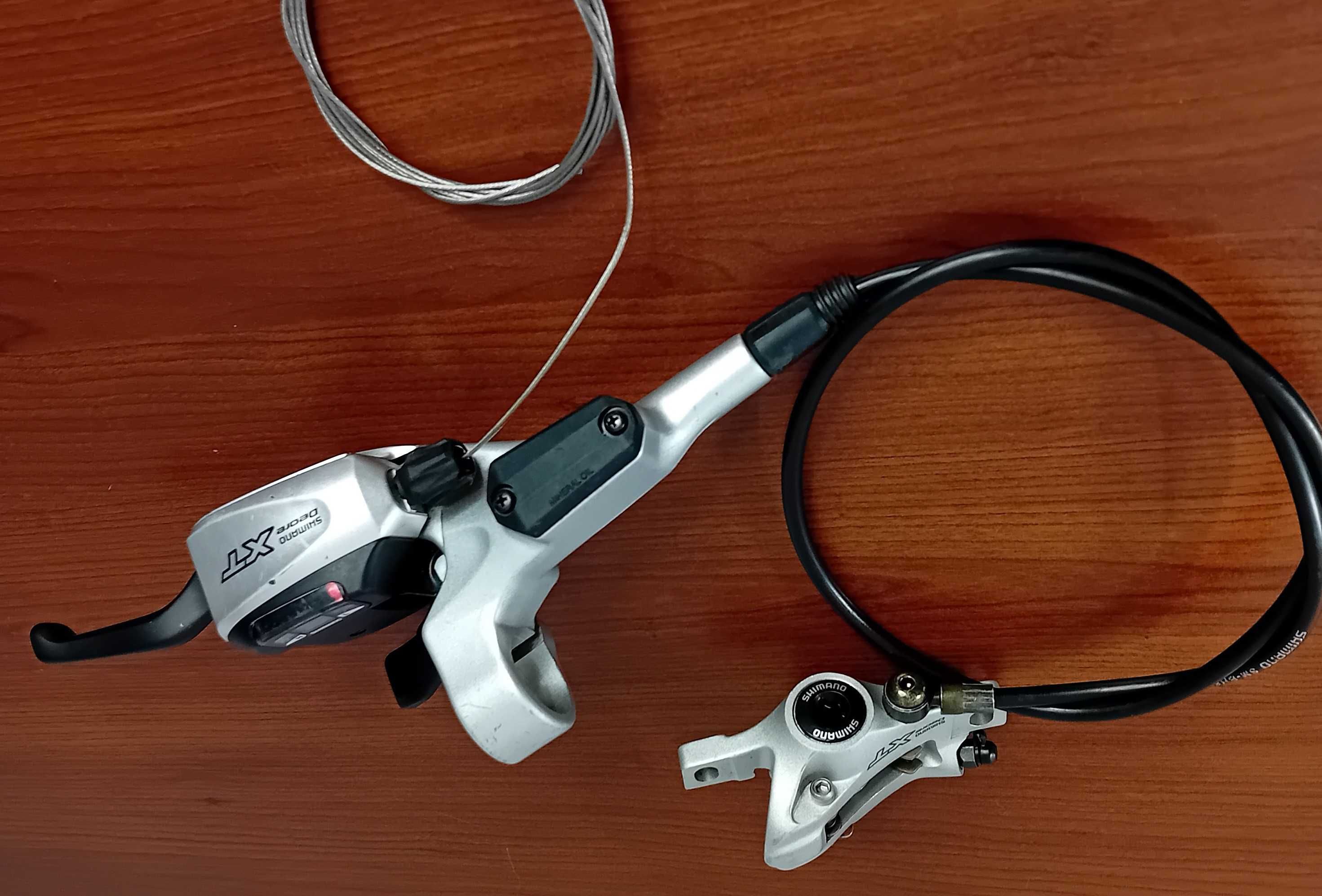Klamkomanetka Shimano Deore XT ST-M765 i hamulec hydrauliczny/NOWA/.
