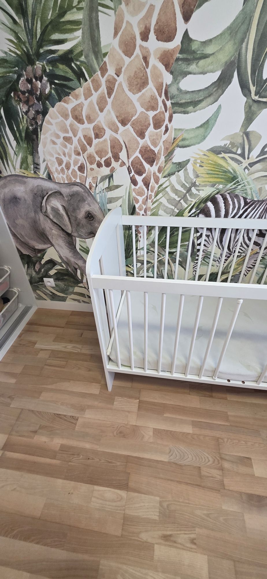 Lozeczko 120 x 60 żyrafka z materacem safari Klupś