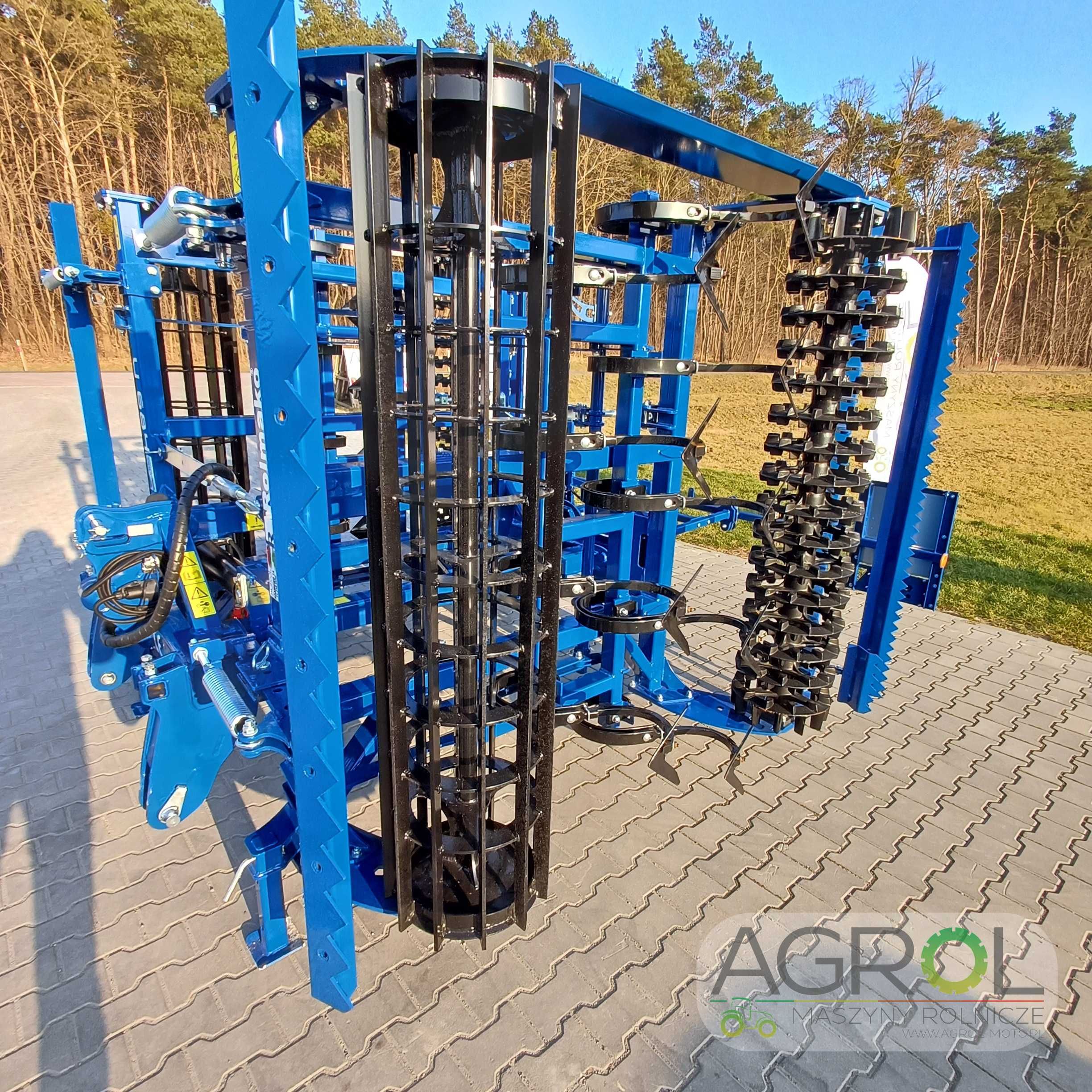 Kompaktowy agregat uprawowy U684 Rolmako 4,0m hydrauliczny ząb SX