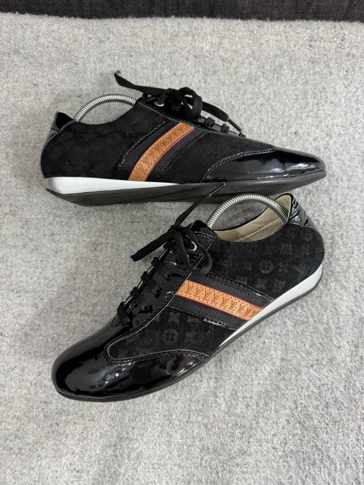 Louis Vuitton Paris LV monogram leather low sneakers 38 buty sneakersy