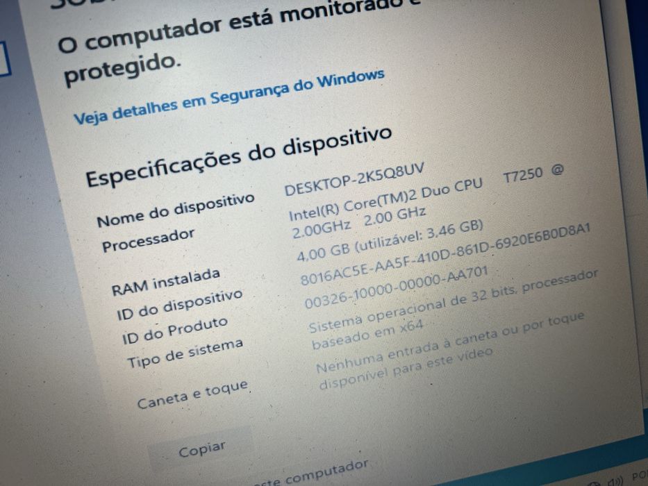 Portatil dell com carregador