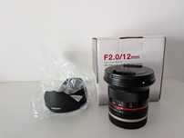 Lente Samyang f2.0 12mm - Sony E mount
