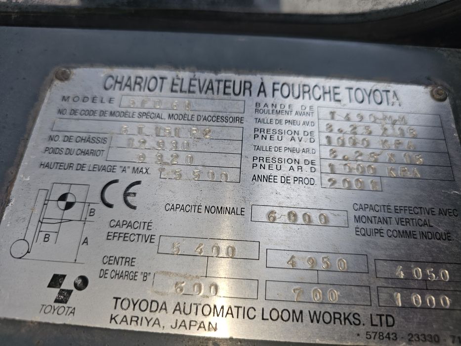 Empilhador 6 toneladas