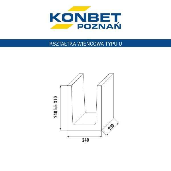 Kształtki wieńcowe/ pustaki szalunkowe