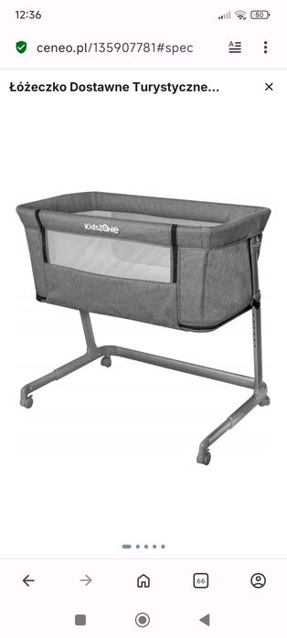 Łóżeczko Dostawne Turystyczne Kojec 3W1 Kids Zone