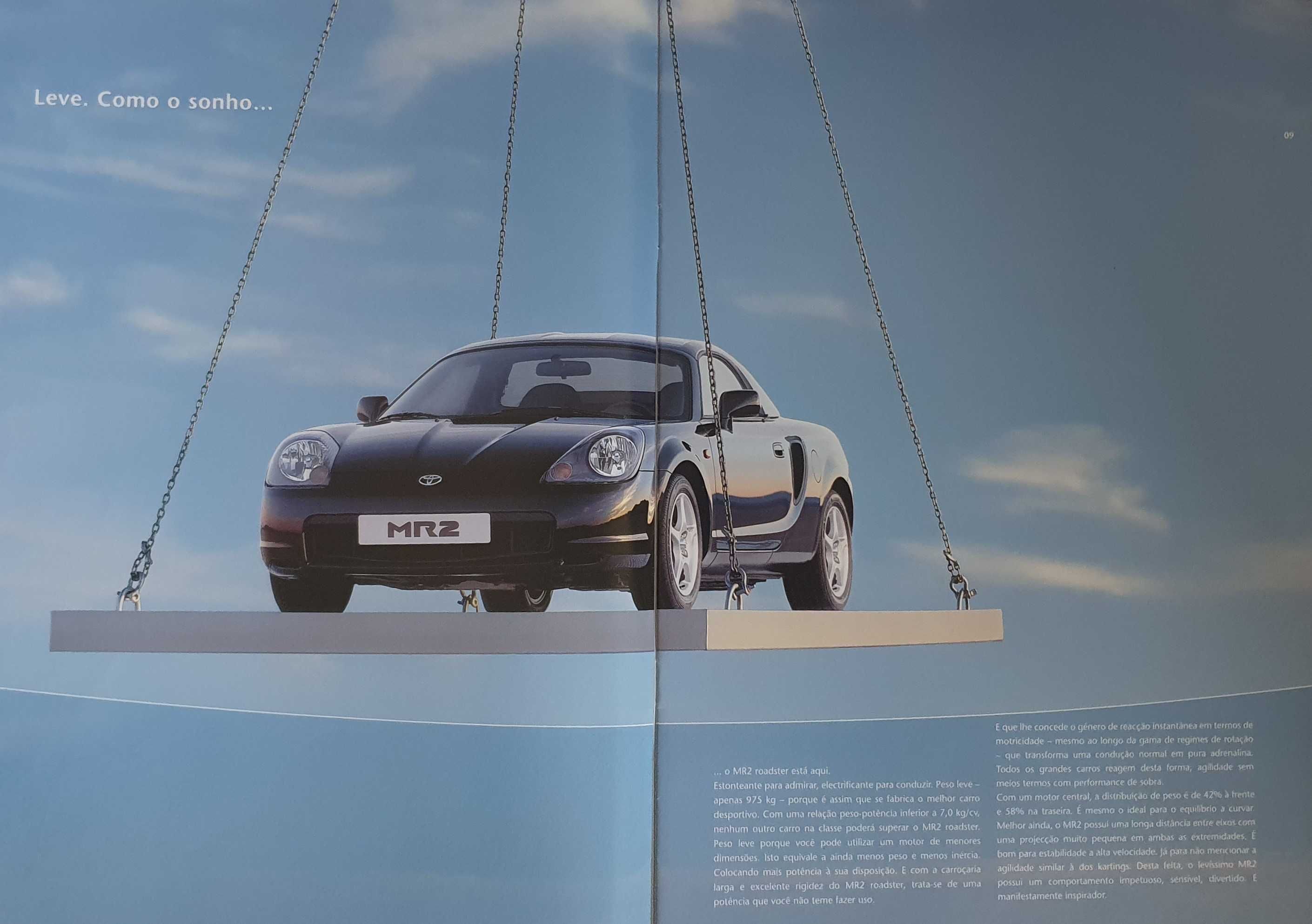 Catálogo automóvel Toyota MR2 - Ano 2002
