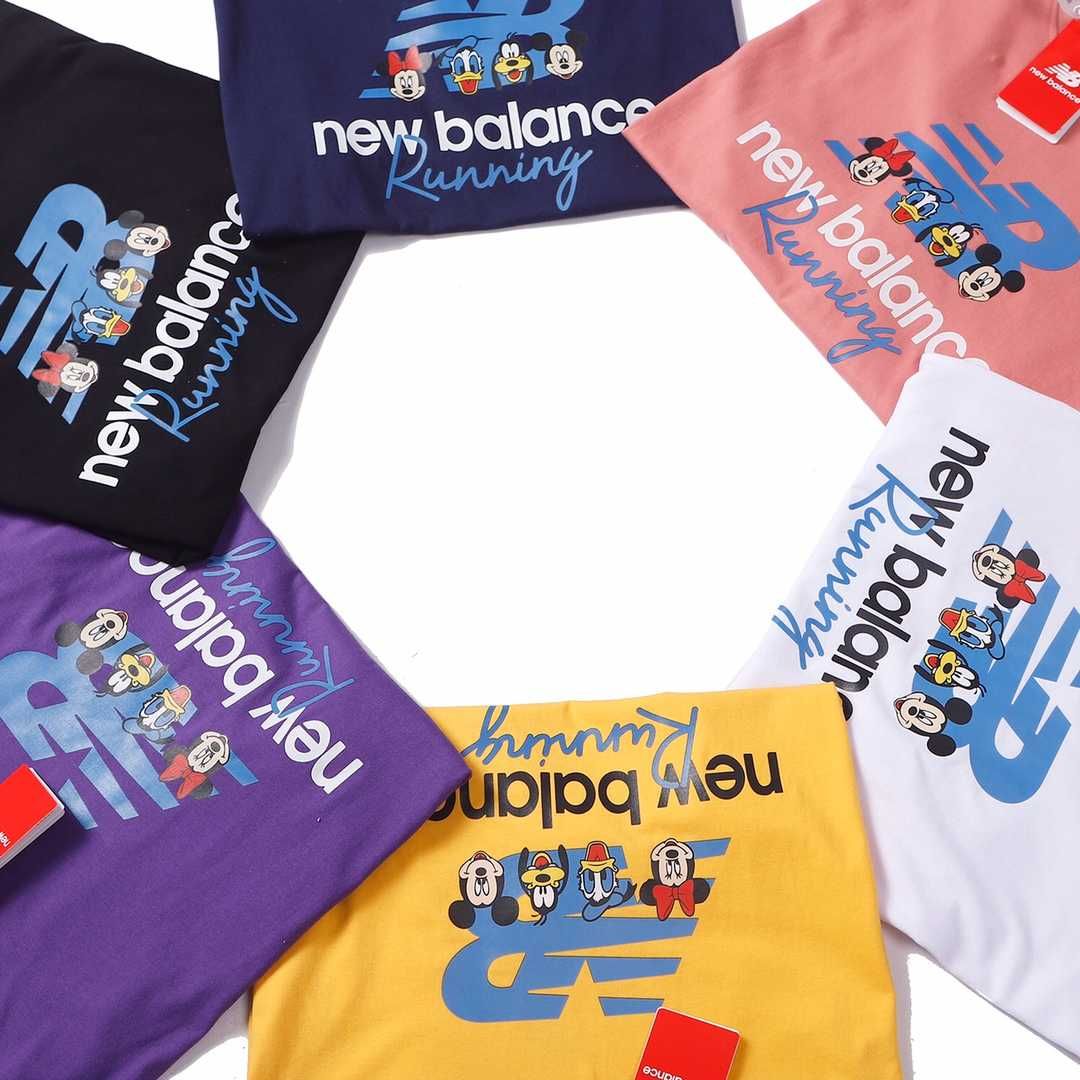 New Balance Disney cтильные и яркие футболки