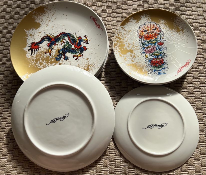 Оригіналий набір Ed Hardy тарілки 8 шт