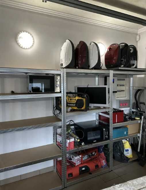 РАСПРОДАЖА стеллаж металлический  150/70/45 МДФ 5 полок стелаж чорний