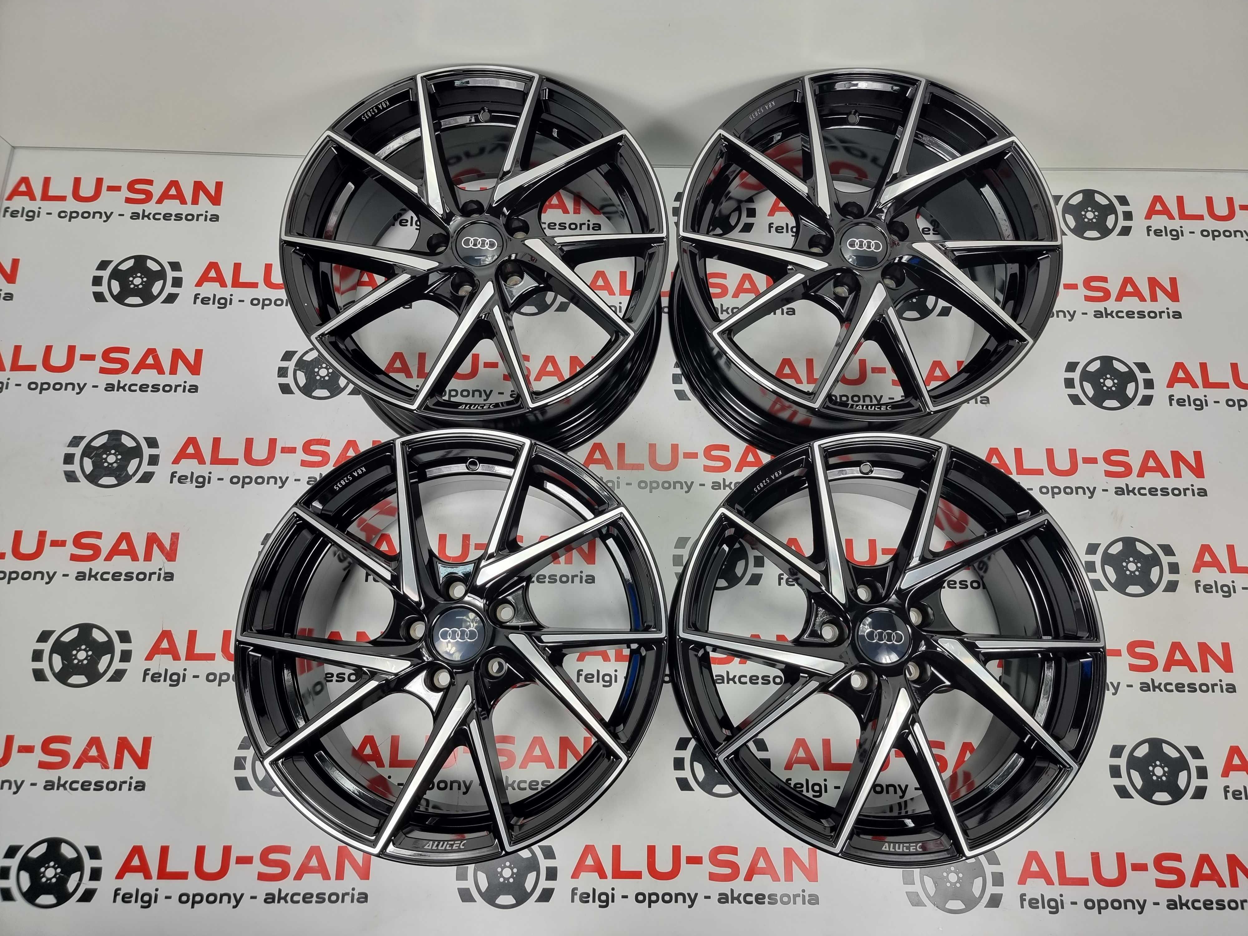 NOWE alufelgi AUDI 18" 5x112 A3 A4 A6 Q2 Q3 TT - Czarne