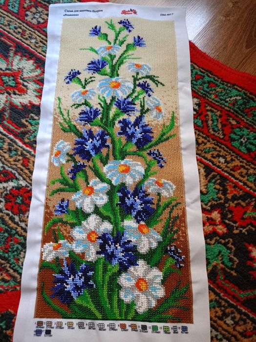 Вишивка чеським бісером