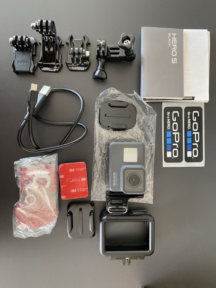 GoPro Hero 5 Black – Excelente estado + acessórios