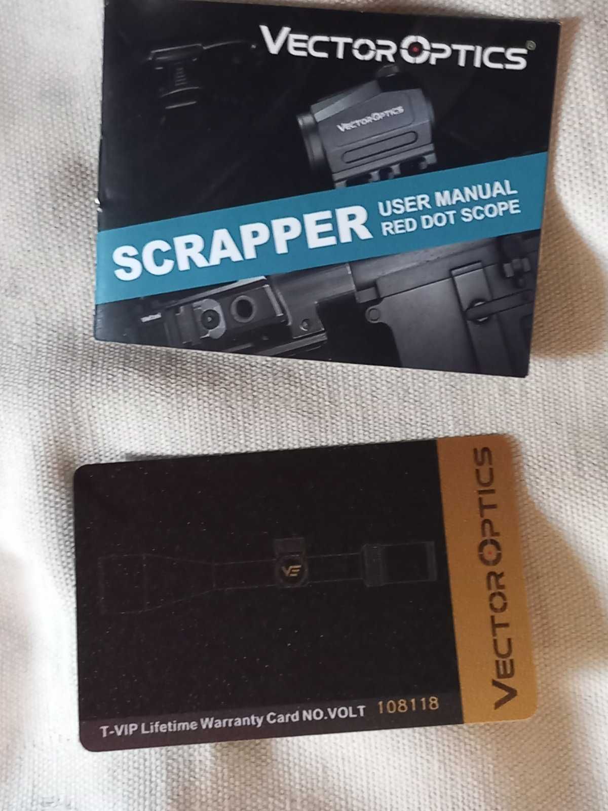 Прицел коллиматорный Vector Optics Scrapper 1x29 Red Dot 2MOA